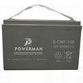 Powerman 12V 100Ah Lead Acid UPS Solar maintenance free storage battery 