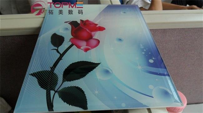 广州拓美大型UV玻璃彩绘打印机 5