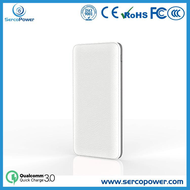 High Quality Hot Sale Carbon Fiber Surface  Rohs Power Bank 10000mAh 5