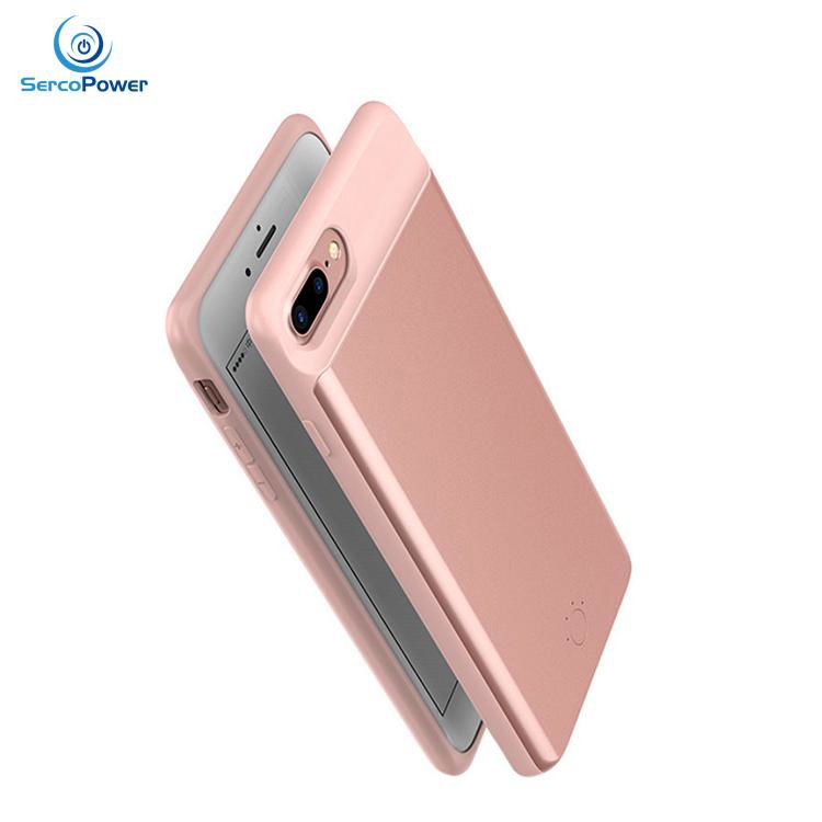 Hot Sale TPU Cover Wireless Charger Power Bank Battery Backup Case for Iphone 6/ 4