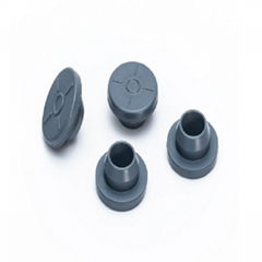 Halogenated butyl rubber for injection use