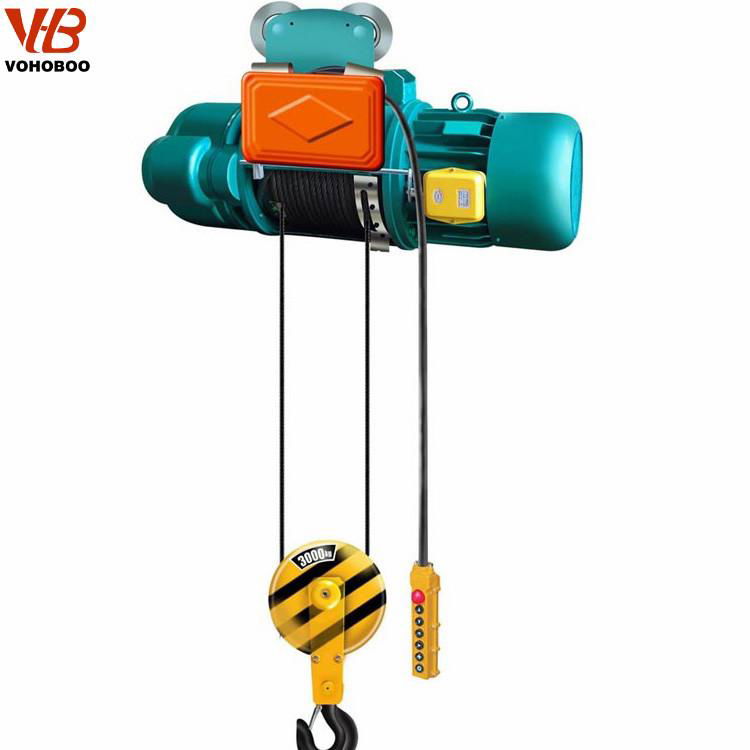 Vohoboo 3Ton Wire Rope Hoist Material Handling Equipment