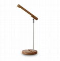 European desk lamp modern simple decorative wood table lamp romantic home lamps  2