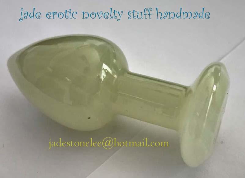 butt plug anal handmade by natural jade crystal dildos  4