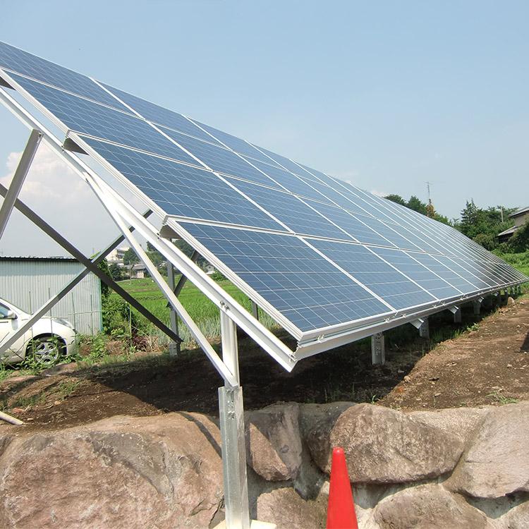 Ground solar mounting system 4