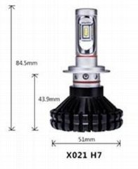 Topcity Factory G10 H7 60W LED Headlight High Power Auto Head Lamp