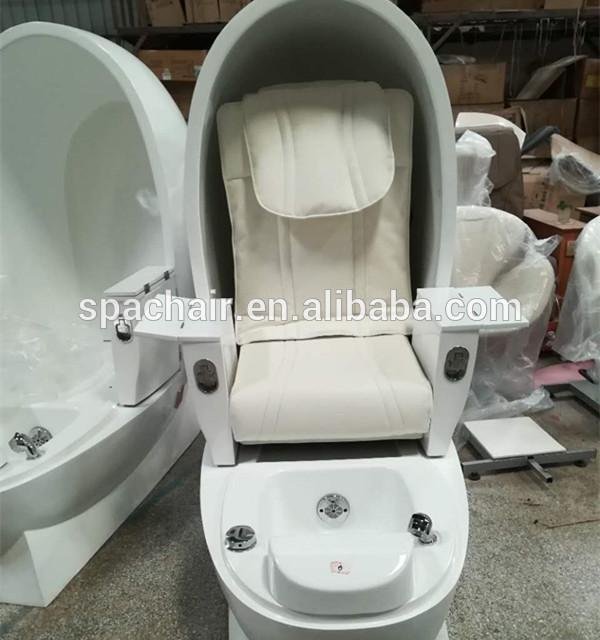 Good design White egg shaped massage hot sale pedicure spa chair