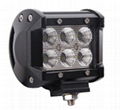 18w LED Off-road 4WD UTV Driving Lamp Work light LED light bar 1