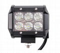 18w LED Off-road 4WD UTV Driving Lamp Work light LED light bar 4
