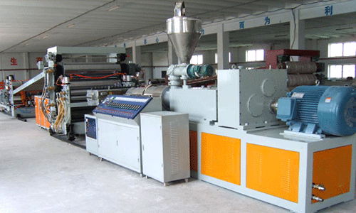 PE three layer sheet production line 2