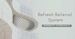 Refresh Referral System Membership