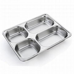 Stainless Steel Lunch Tray