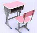 学校家具单身儿童培训桌学校儿童写字桌课桌椅学生课桌椅 5