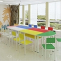 School counseling class Schoolchildren Desk table Double Training Table and Chai 3