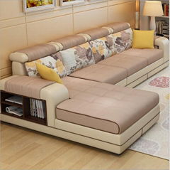 Simple modern cloth washable sofa combination