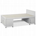 Dormitory Employees Single Bed Troop Soldier with Cabinet Tie Beds School Apartm