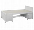 Dormitory Employees Single Bed Troop Soldier with Cabinet Tie Beds School Apartm 3