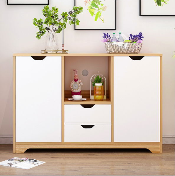 Nordic style solid wood sideboard