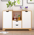 Nordic style solid wood sideboard 1