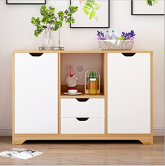 Nordic style solid wood sideboard