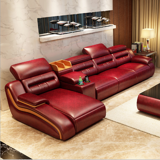 Leather Sofa Modern Simple Style, Modern Leather Sofa Set China