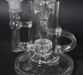glass waterpipe bong klein recycler dabrig beaker functional glass for smoking 3