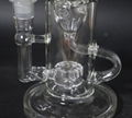 glass waterpipe bong klein recycler dabrig beaker functional glass for smoking