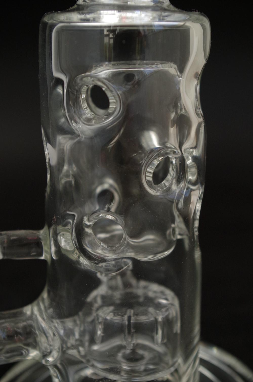 glass waterpipe bong straight fab dabrig beaker functional glass smoking hookah 4