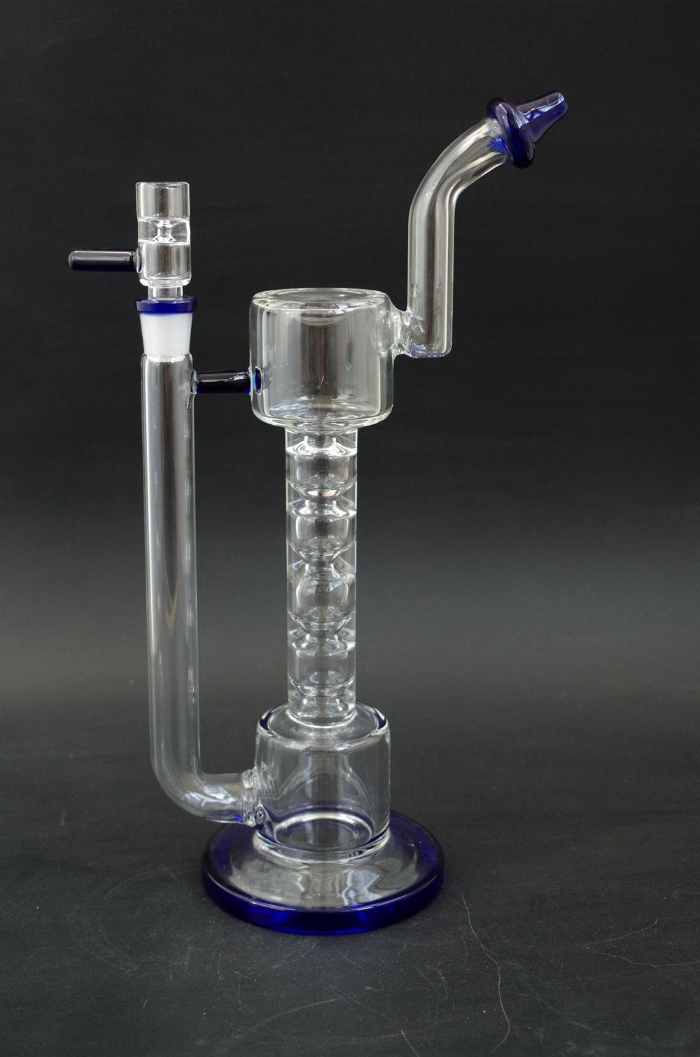 glass waterpipe bong dabrig beaker functional glass for smoking bubbler 3