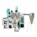 1 Ton Per Hour Capacity Combined whole set rice mill machine 3