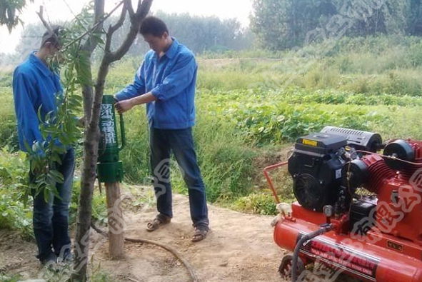 防汛抗洪便攜式打樁機 氣動搶險打樁機 木樁打樁機廠家 4