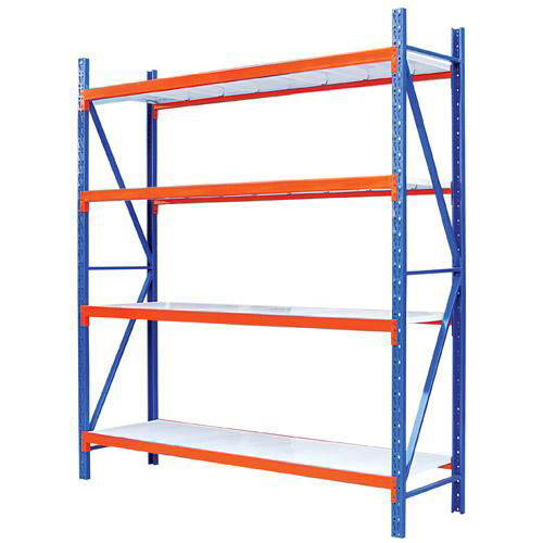 powder coated steel boltless warehouse storage racking and shelving