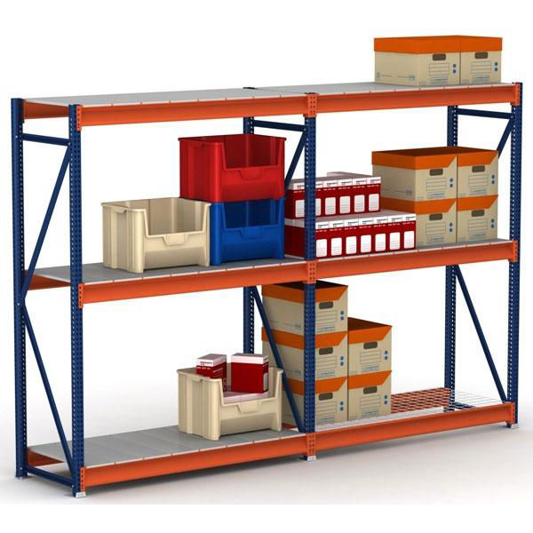 powder coated steel boltless warehouse storage racking and shelving 4