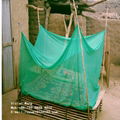 China 100% polyester chemical treated mosquito net LLIN