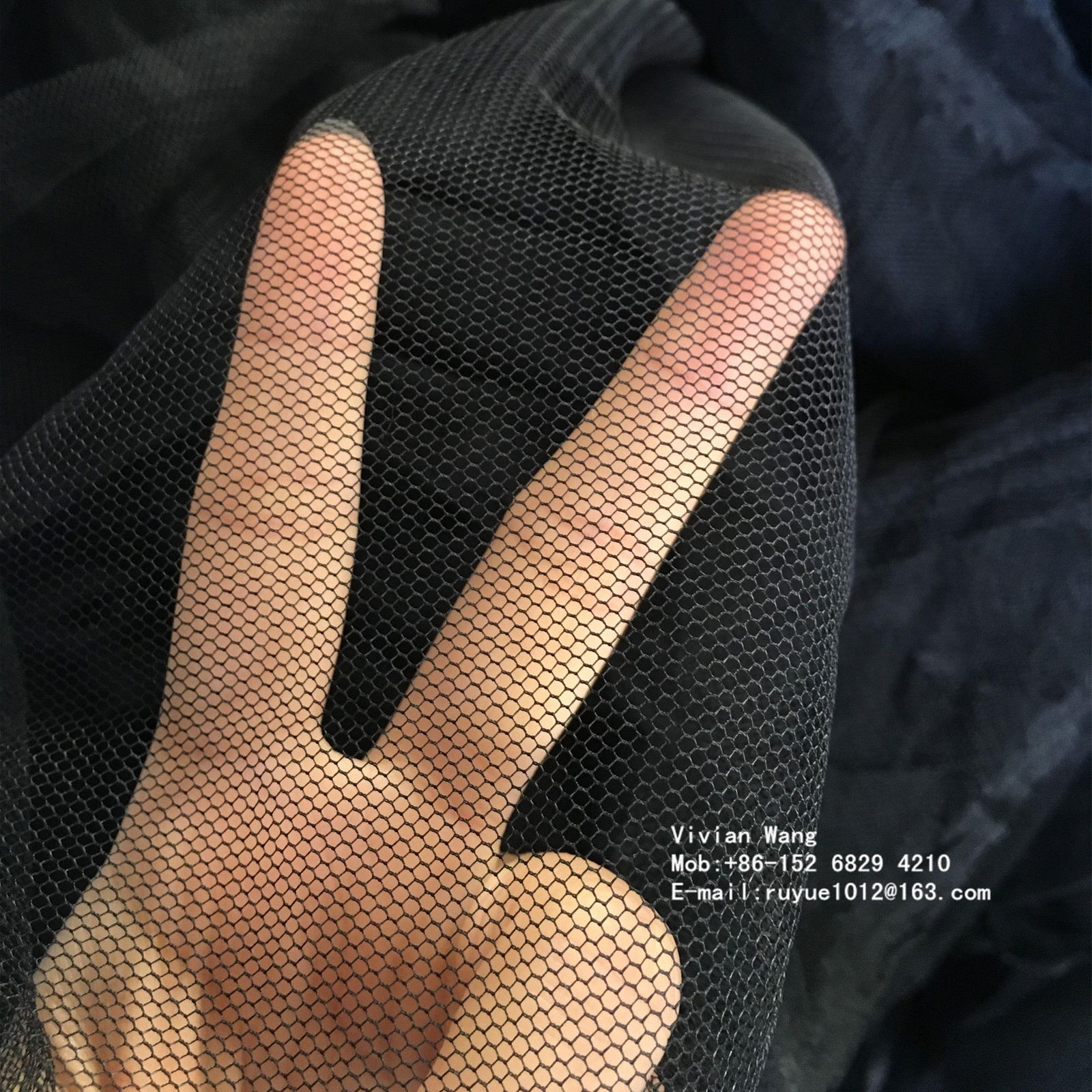 100% polyester 50 75 100 denier treated mosquito netting fabric 3