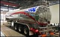PANDA 50CBM aluminum tanker trailer