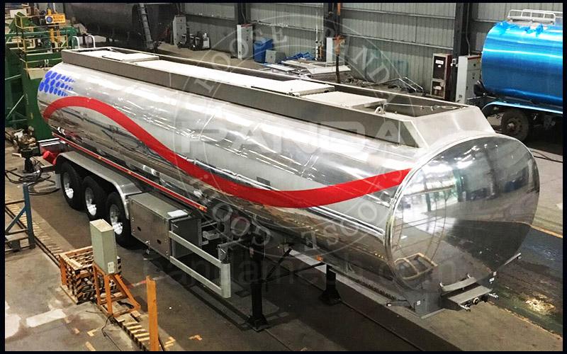 PANDA 50CBM aluminum tanker trailer 2