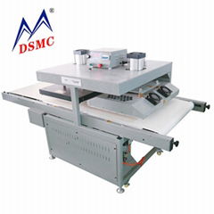 Pneumatic line type cold and hot heat press machine