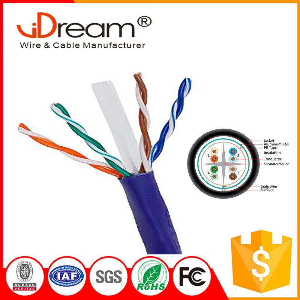 4 pairs pure copper CAT6 UTP FTP Network Computer Cable 3