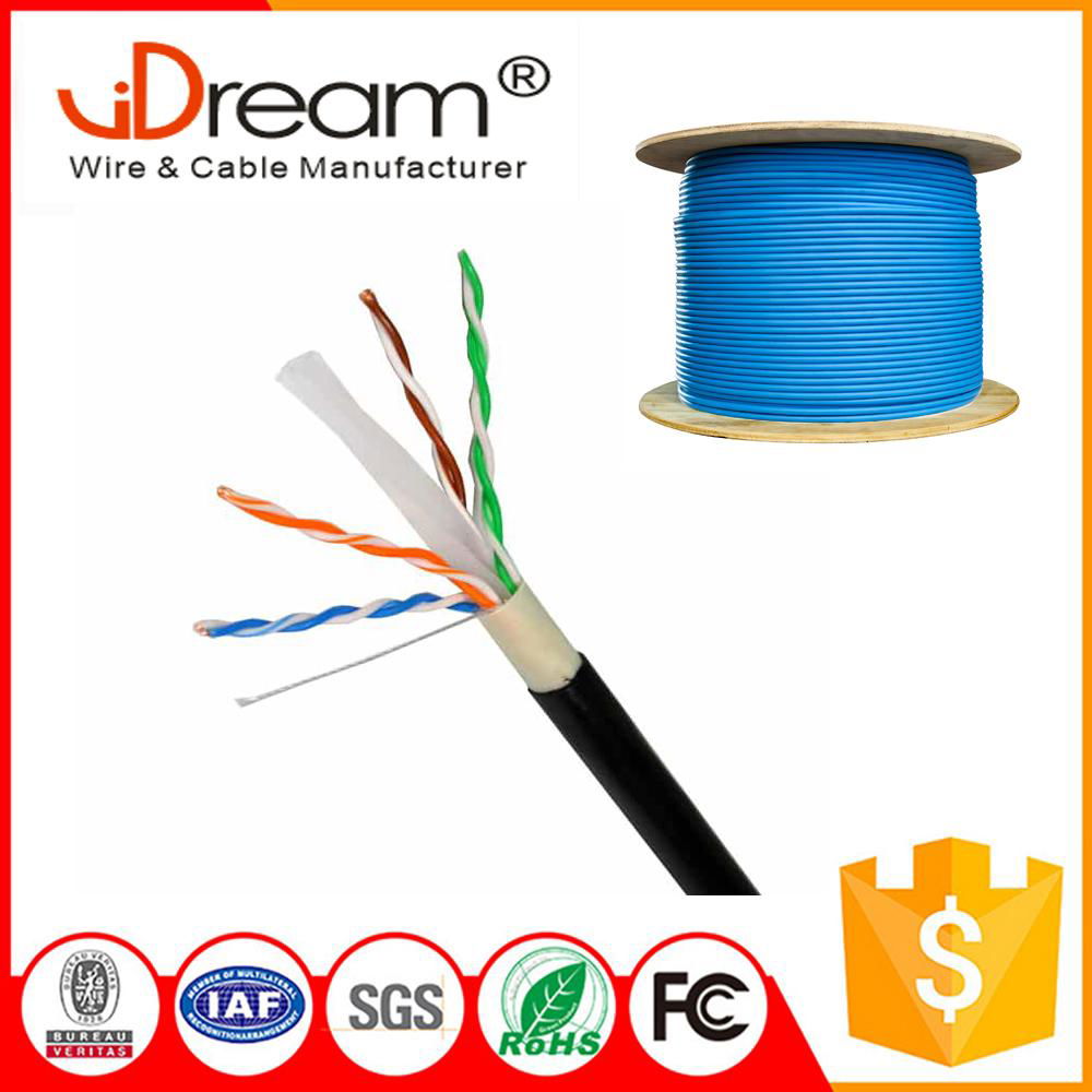 4 pairs pure copper CAT6 UTP FTP Network Computer Cable 5