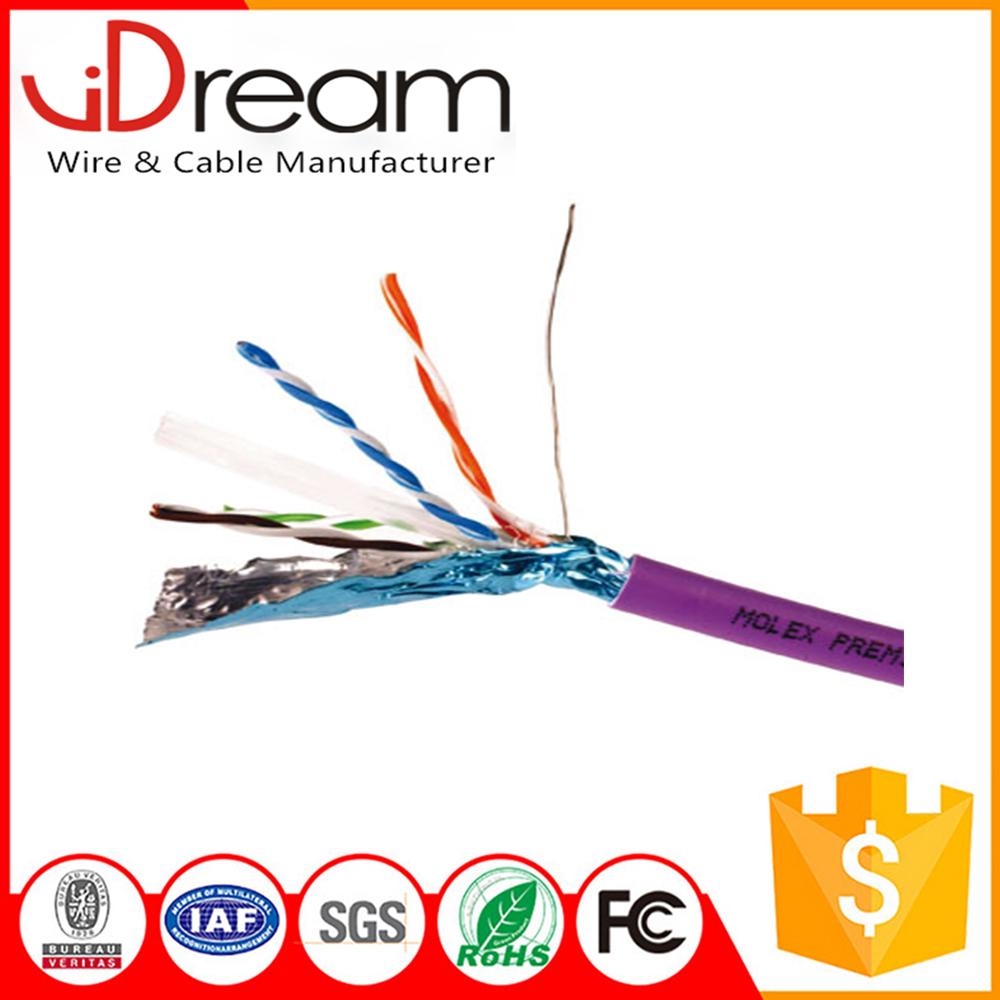 UTP 23AWG 0.58MM BARE COPPER NETWORK CABLE CAT6 CABLE 4