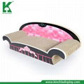 Kinchla 2018 wholesale Cat Scratcher Cardboard Comfortable Lounge 1