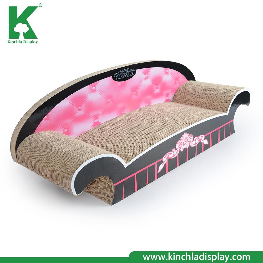 Kinchla 2018 wholesale Cat Scratcher Cardboard Comfortable Lounge 2