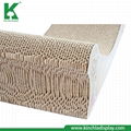 Custom Logo High Density Corrugated material Scratching Board Cat Toys Scratcher 1