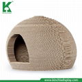 Wholesale 2018 Latest Model pet Cage Corrugated Paper Cat Scratcher House Furnit