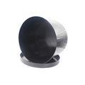 LARGE SPECIAL BLACK LEATHERETTE PAPER ROUND BOX