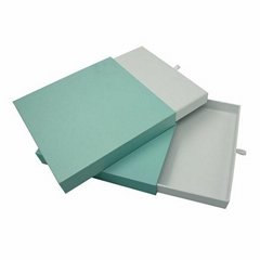 SOFT TOUCH PAPER SLIDING BOXES WITH SILVER LOGO