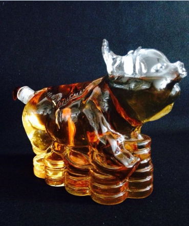 Animal shaped glass craft bottle