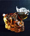 Animal shaped glass craft bottle 1