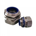 Stainless steel liquid tight connector flexible conduit connector